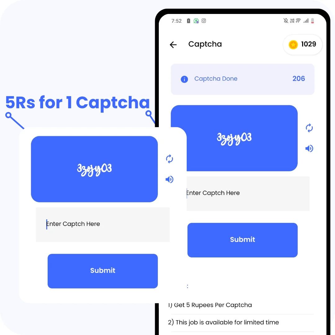CaptchaKey wallet screen